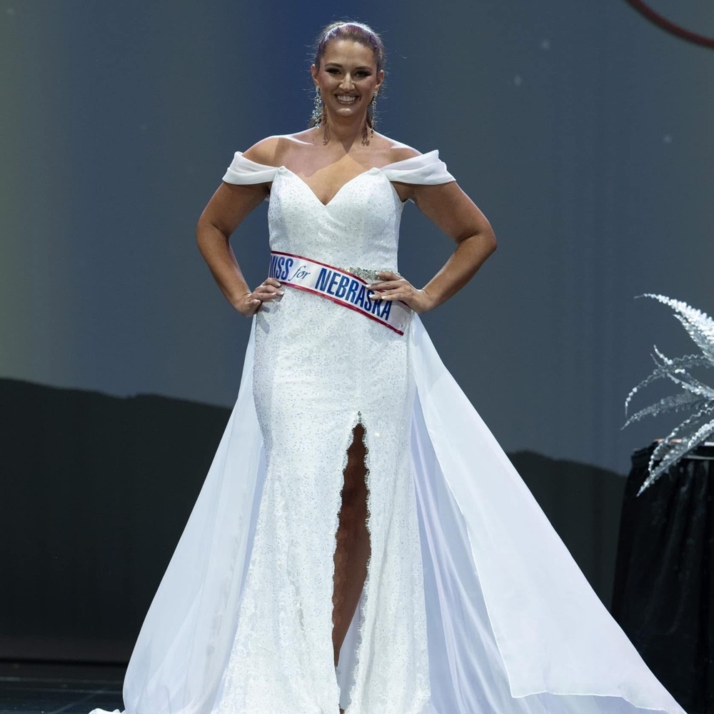 Johnathan Kayne Strapless White Gown